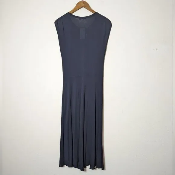 A.L.C. Emilie Midnight Blue Jersey Midi Dress size S New With Tags  NWT - Picture 13 of 16